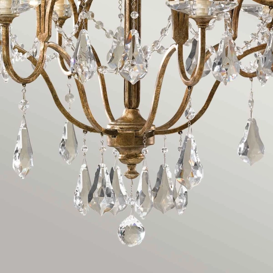 Żyrandol Valentina – 6 źródeł światła FE-VALENTINA6 Elstead Lighting