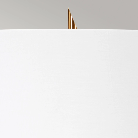 Lampa stołowa Ferrara – Biała/ Polerowane złoto FERRARA-TL-WPG Elstead Lighting