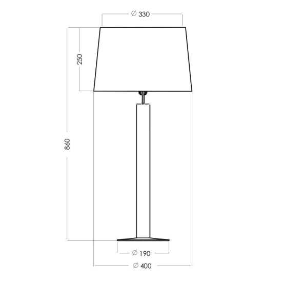 FJORD BLACK lampa stołowa L207265228 4Concepts L207265228 - zdjęcie 2