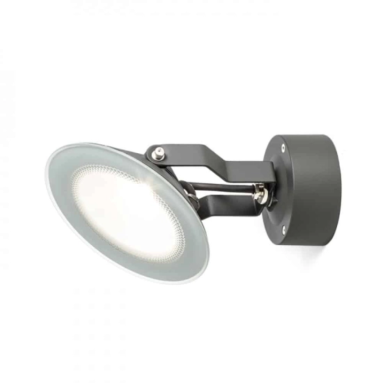 kinkiecik.pl FOX reflektor zewnętrzny antracyt 230V LED 9W 120° IP65 3000K R11753 Rendl light studio