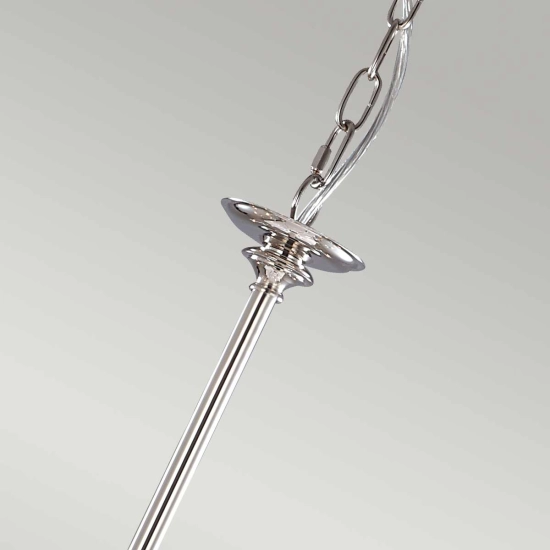 Lampa wisząca Finsbury Park – 9 źródeł światła – Polerowany nikiel FP9-POL-NICKEL Elstead Lighting