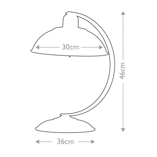 Lampa biurkowa Franklin – 1 źródło światła – Kremowa FRANKLIN-CREAM Elstead Lighting