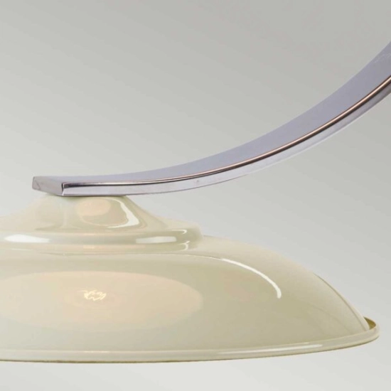 Lampa biurkowa Franklin – 1 źródło światła – Kremowa FRANKLIN-CREAM Elstead Lighting
