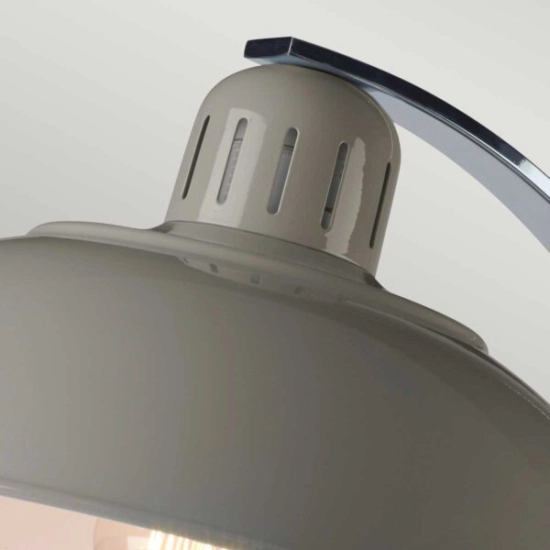 Lampa biurkowa Franklin – 1 źródło światła – Szara FRANKLIN-GREY Elstead Lighting