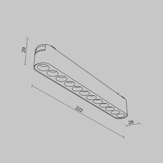 Lampa szynowa Points Radity 3000K 12W 36° TR082-1-12W3K-M-W Maytoni - zdjęcie dodatkowe 5