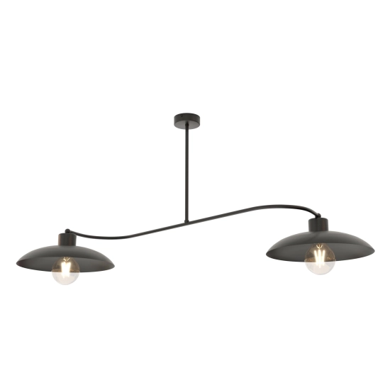 Żyrandol FOSTER 2 BLACK 1353/2 EMIBIG Lighting - zdjęcie produktu