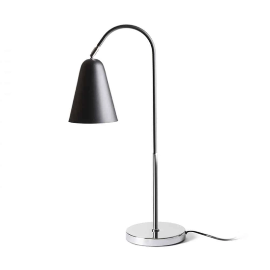 kinkiecik.pl GARBO stołowa czarna chrom 230V E27 28W R12675 Rendl light studio