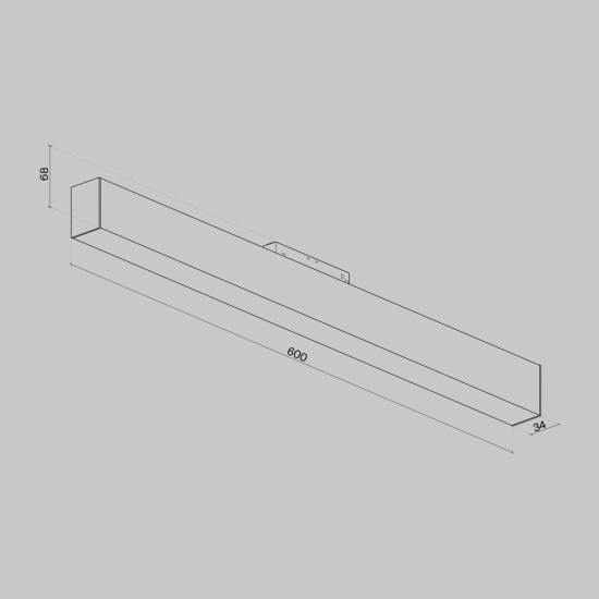 Lampa szynowa Basis S35 3000K 20W 120° TR012-2-20W3K-B Maytoni - zdjęcie dodatkowe 2