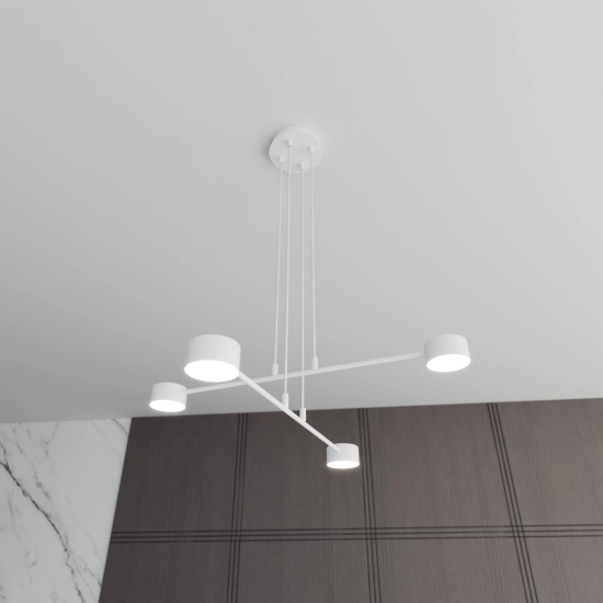 Lampa wisząca MODUS 4 WHITE 1340/4 EMIBIG Lighting