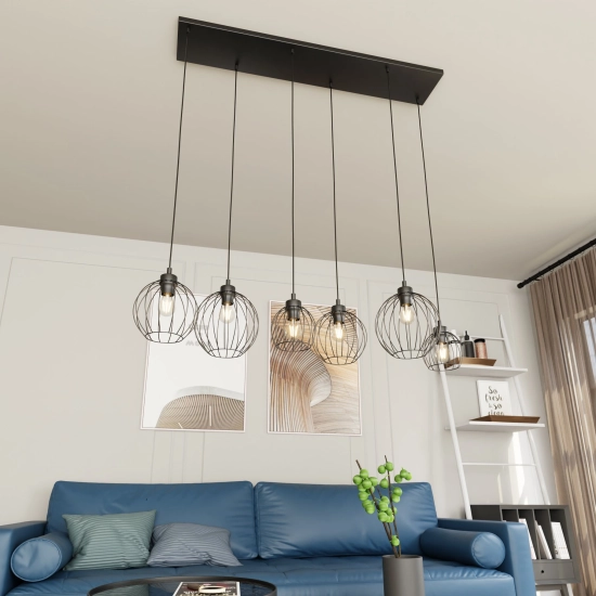 Lampa wisząca NANDO 6 BL 1369/6 EMIBIG Lighting