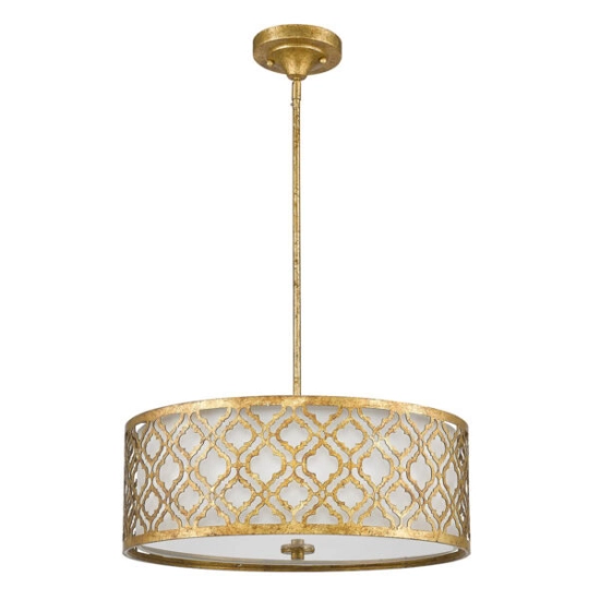 Duża lampa wisząca Arabella – 3 źródła światła GN-ARABELLA-P-L Elstead Lighting