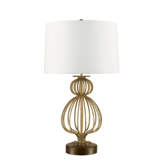 Lampa stołowa Lafitte – 1 źródło światła – Przecierane złoto GN-LAFITTE-TL-GD Elstead Lighting