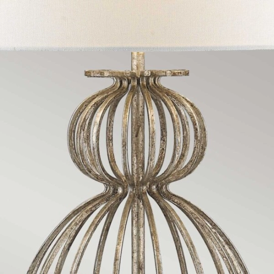 Lampa stołowa Lafitte – 1 źródło światła – Przecierane srebro GN-LAFITTE-TL-SV Elstead Lighting