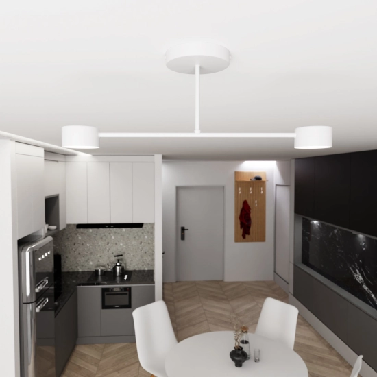 Lampa sufitowa HALO 2 WHITE 1356/2 EMIBIG Lighting