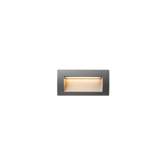 GORDIQ L wpuszczana antracyt 230V LED 3W IP65 3000K R12538 Rendl light studio