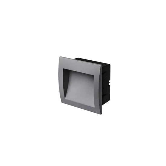 GORDIQ M wpuszczana antracyt 230V LED 3W IP65 3000K R12536 Rendl light studio