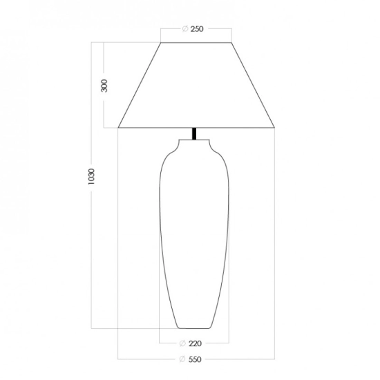 GRANADA lampa stołowa L208162325 4Concepts L208162325 - zdjęcie 4