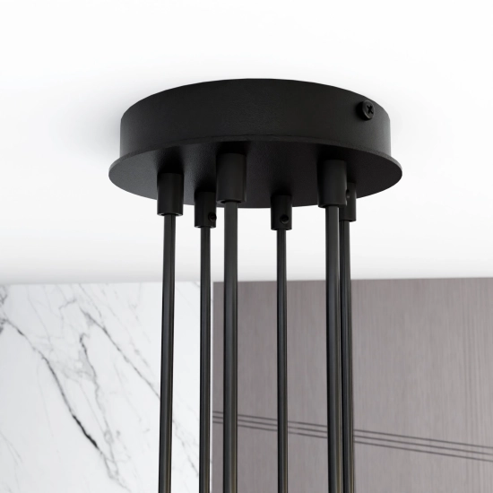 Lampa wisząca MODUS 6 BLACK 1339/6 EMIBIG Lighting