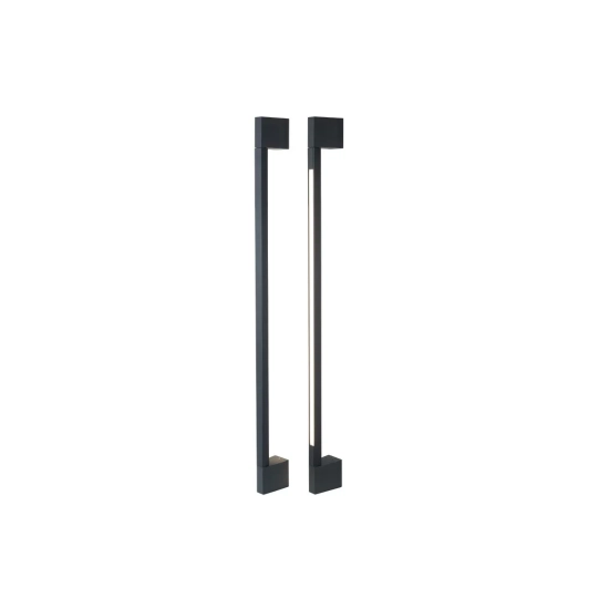 GUSTO 90 WALL IP54 4000K BK AZ6843 AZZARDO