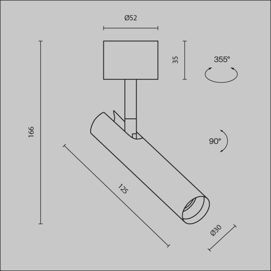 Lampa sufitowa Focus T C141CL-L125-6W3K-B Maytoni - zdjęcie dodatkowe 5