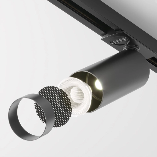 Lampa szynowa Focus Led Unity 3000K 12W 50° Dim Triac TR021-1-12B3K-W-D-B Maytoni - zdjęcie dodatkowe 2