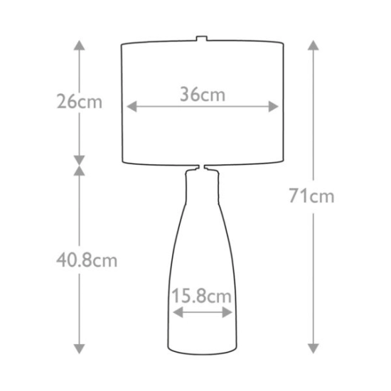 Lampa stołowa Hammersmith – 1 źródło światła HAMMERSMITH-TL Elstead Lighting