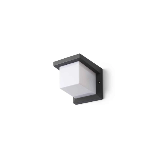 HIDE SQ ścienna antracyt 230V E27 13W IP44 R12560 Rendl light studio - zdjęcie produktu