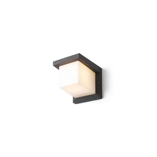 HIDE SQ ścienna antracyt 230V E27 13W IP44 R12560 Rendl light studio