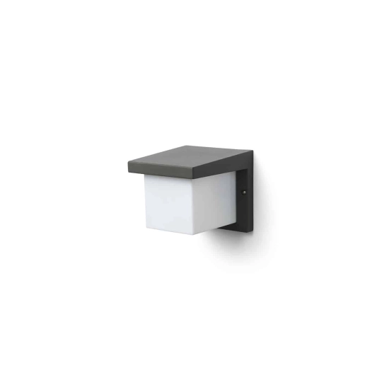 HIDE SQ ścienna antracyt 230V E27 13W IP44 R12560 Rendl light studio