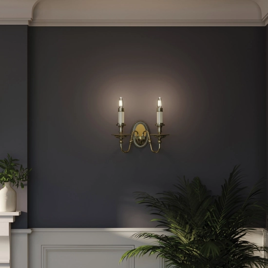 Kinkiet Cambridge – 2 źródła światła HK-CAMBRIDGE2 Elstead Lighting