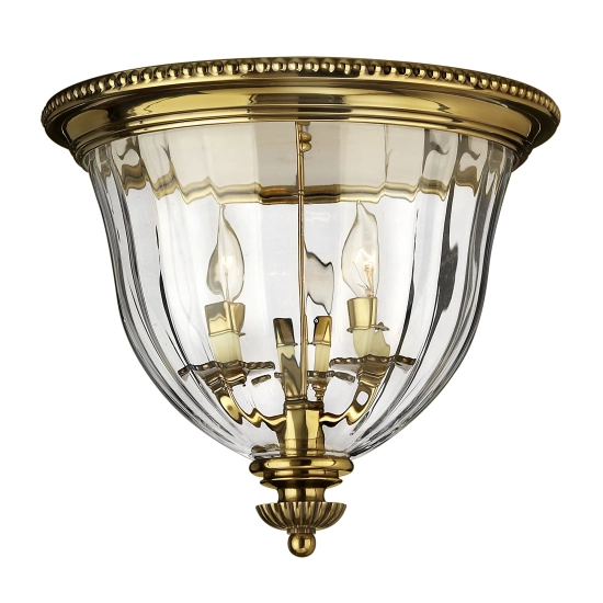 Plafon Cambridge – 3 źródła światła HK-CAMBRIDGE-F-B Elstead Lighting