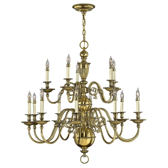 Żyrandol Cambridge – 15 źródeł światła HK-CAMBRIDGE15 Elstead Lighting
