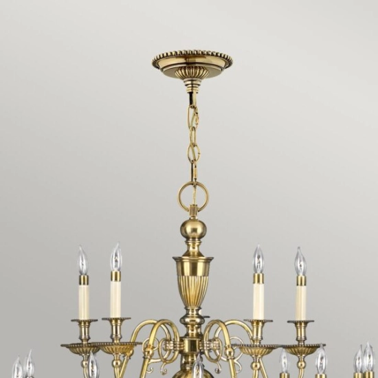 Żyrandol Cambridge – 25 źródeł światła HK-CAMBRIDGE25 Elstead Lighting