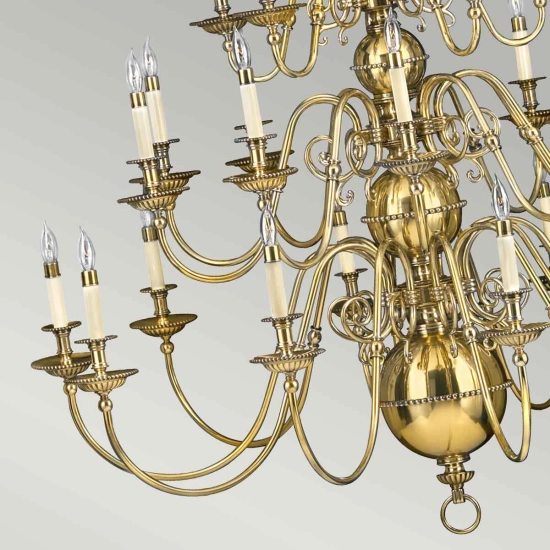 Żyrandol Cambridge – 25 źródeł światła HK-CAMBRIDGE25 Elstead Lighting