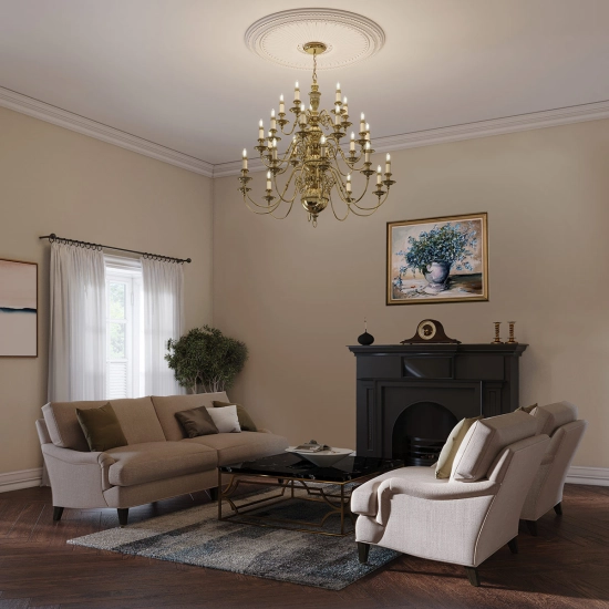 Żyrandol Cambridge – 25 źródeł światła HK-CAMBRIDGE25 Elstead Lighting