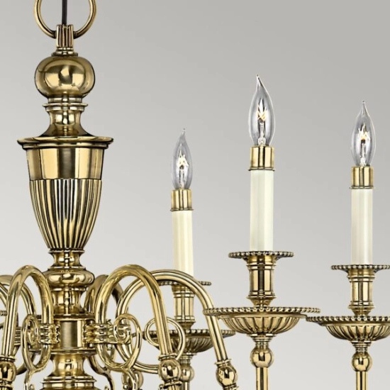Żyrandol Cambridge – 6 źródeł światła HK-CAMBRIDGE6 Elstead Lighting
