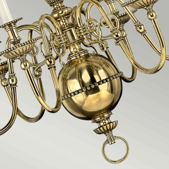 Żyrandol Cambridge – 6 źródeł światła HK-CAMBRIDGE6 Elstead Lighting