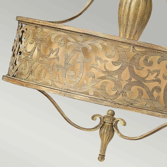 Lampa wisząca Carabel – 3 źródła światła HK-CARABEL-P-B Elstead Lighting