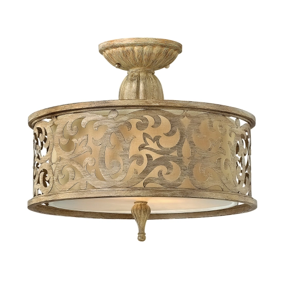 Mały półplafon Carabel – 2 źródła światła HK-CARABEL-SF-S Elstead Lighting