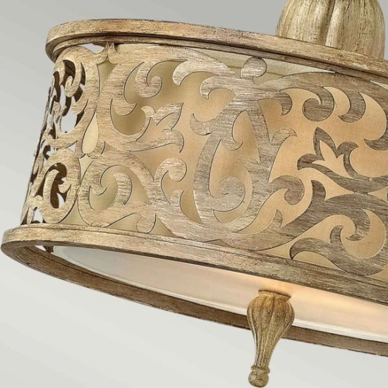 Mały półplafon Carabel – 2 źródła światła HK-CARABEL-SF-S Elstead Lighting