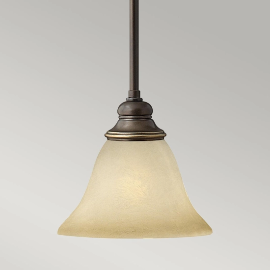 Mała lampa wisząca Cello – 1 źródło światła HK-CELLO-P-A Elstead Lighting
