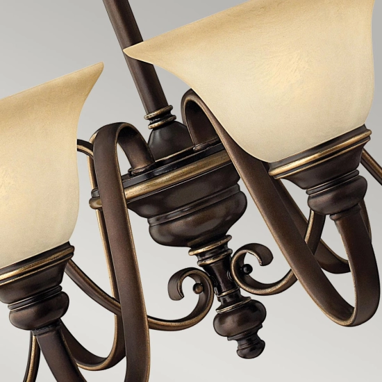 Żyrandol Cello – 6 źródeł światła HK-CELLO6 Elstead Lighting