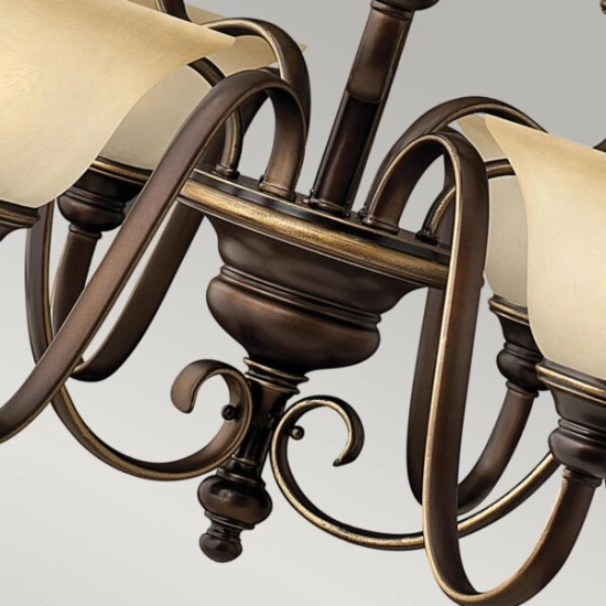 Lampa wisząca Cello – 9 źródeł światła HK-CELLO9 Elstead Lighting