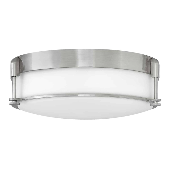 kinkiecik.pl Plafon Colbin – 3 źródła światła – Szczotkowany nikiel HK-COLBIN-F-M-BN Elstead Lighting