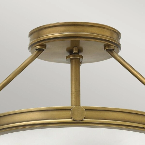 Półplafon Collier – 3 źródła światła HK-COLLIER-SF-S Elstead Lighting