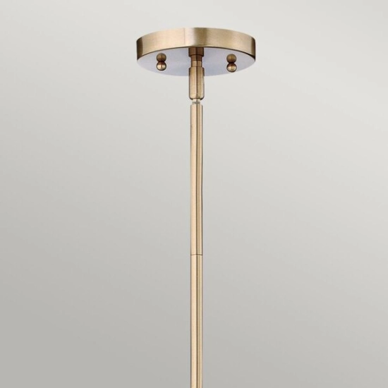 Lampa wisząca Congress – 1 źródło światła – Szczotkowany karmel HK-CONGRESS-P-A-BC Elstead Lighting