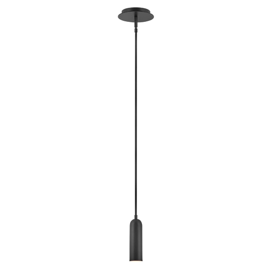 Mała lampa wisząca LED Dax – Czarna HK-DAX-MP-BK Elstead Lighting