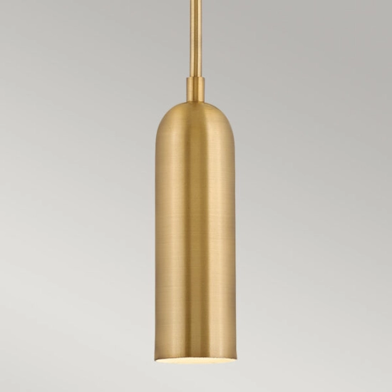 Mała lampa wisząca LED Dax – Stary mosiądz HK-DAX-MP-HB Elstead Lighting
