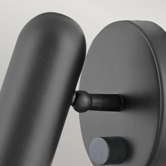 Kinkiet LED Dax – Czarny HK-DAX1-BK Elstead Lighting