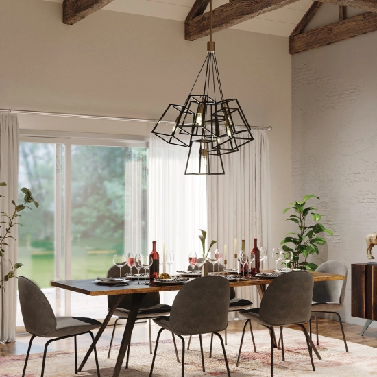 Żyrandol Fulton – 7 źródeł światła HK-FULTON-7P Elstead Lighting